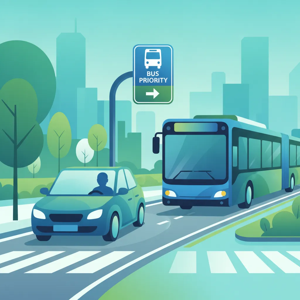Image de la leçon Planification d'itinéraire et priorités aux transports en commun