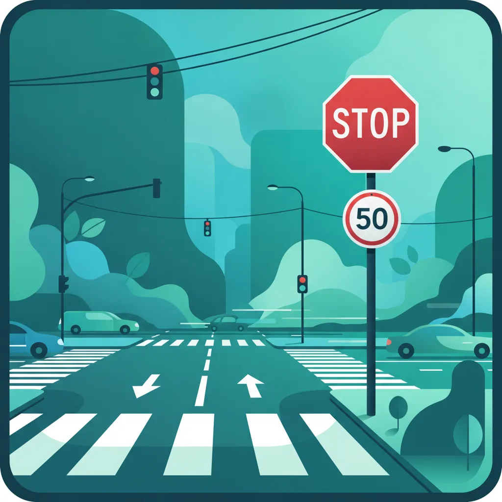 Image de la leçon Panneaux de signalisation réglementaires et leurs significations