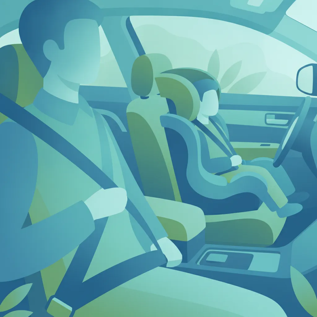 Sicherheitsgurte, Kindersitze und Sicherheit der Fahrgäste Fahrtheoriestunde