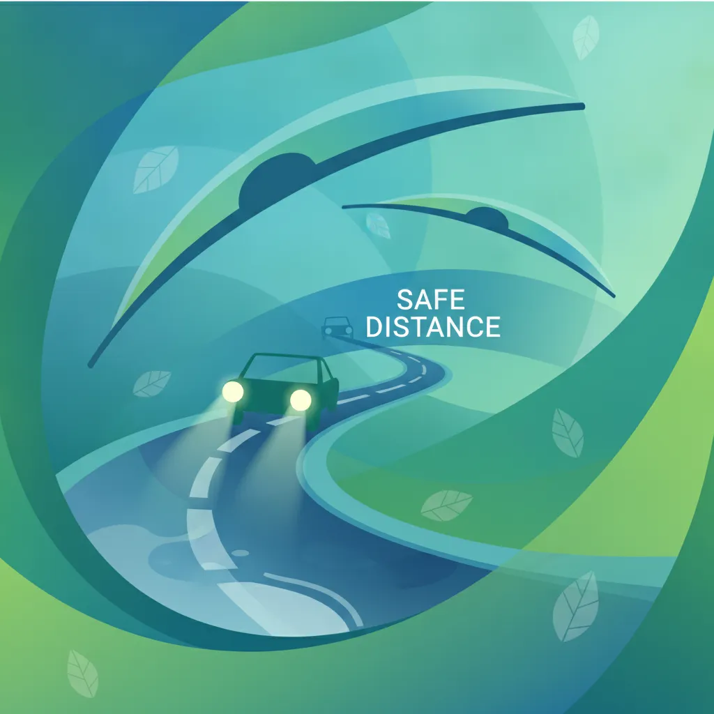 Image de la leçon Conduire dans des conditions météorologiques difficiles