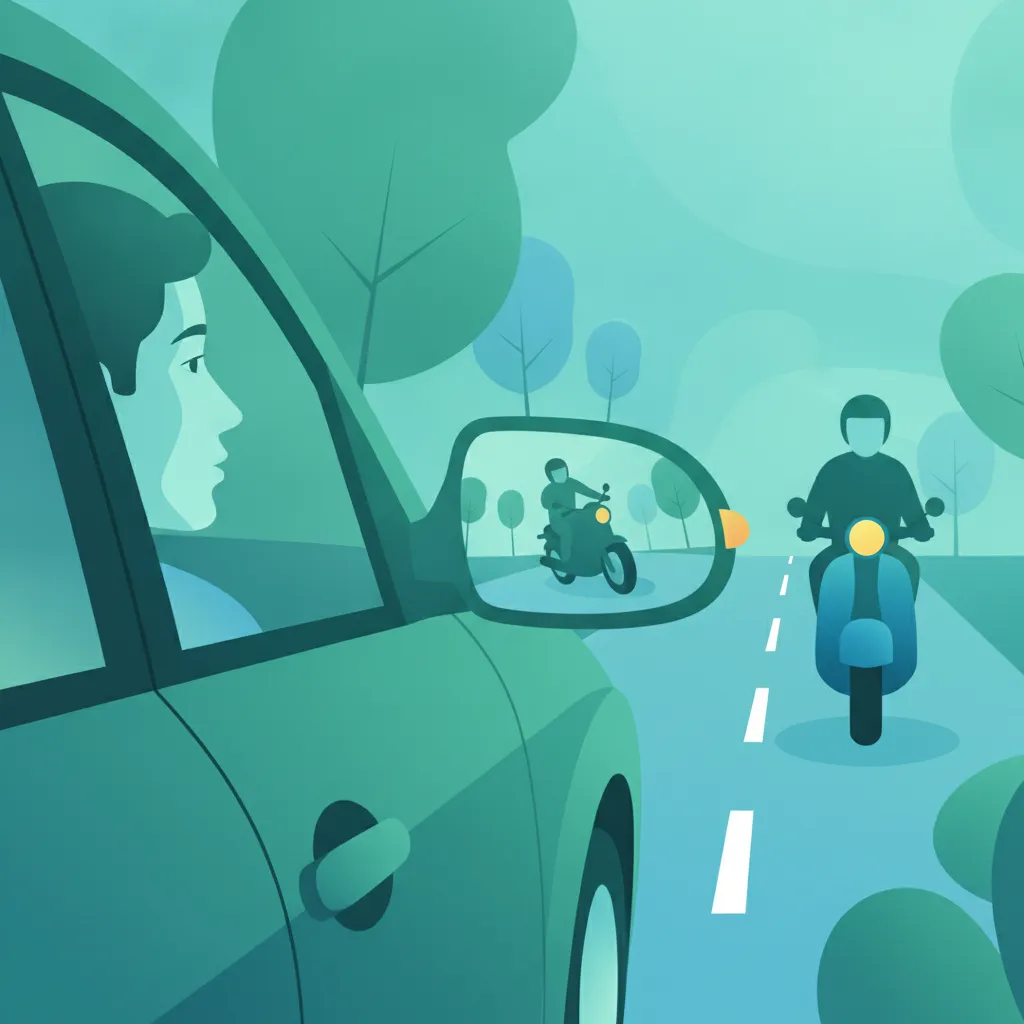 Image de la leçon Partager la route avec les motos et les scooters