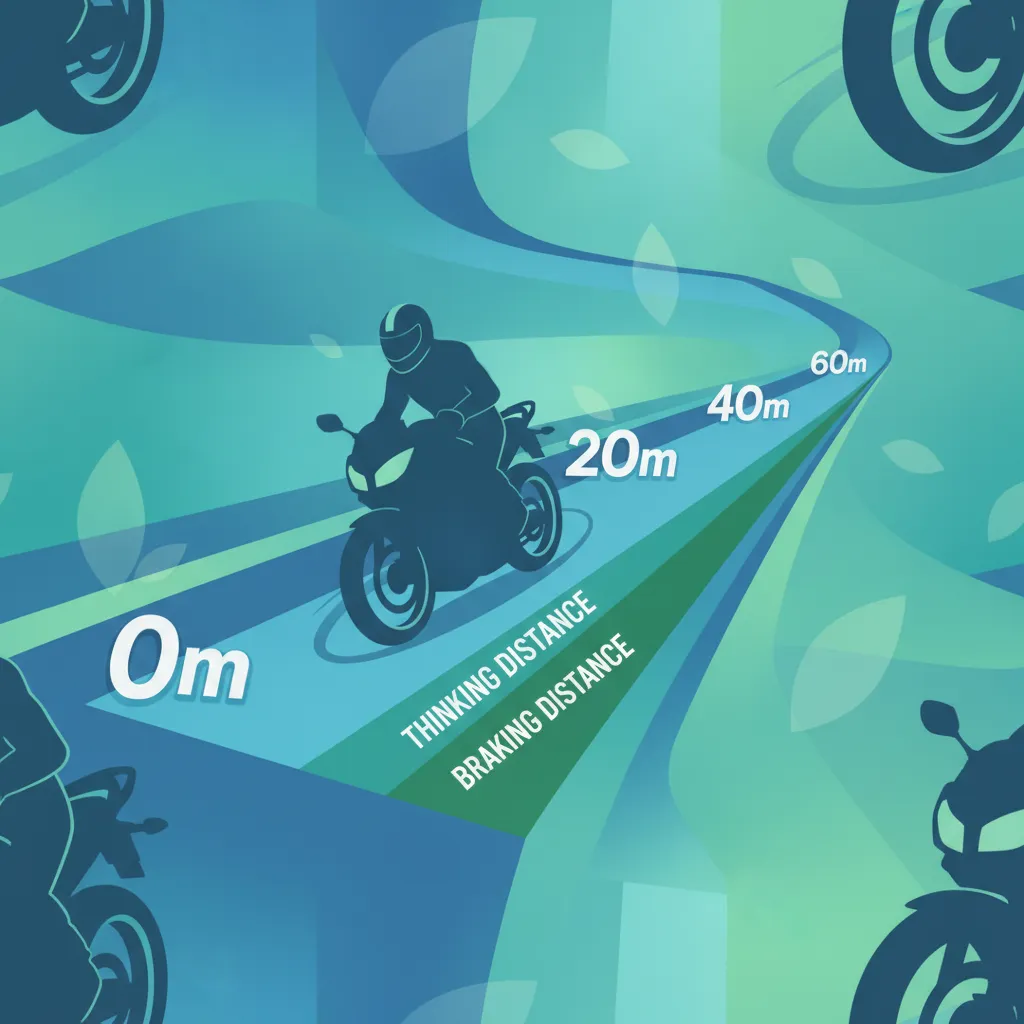 Image de la leçon Principes du freinage à moto et distances d'arrêt