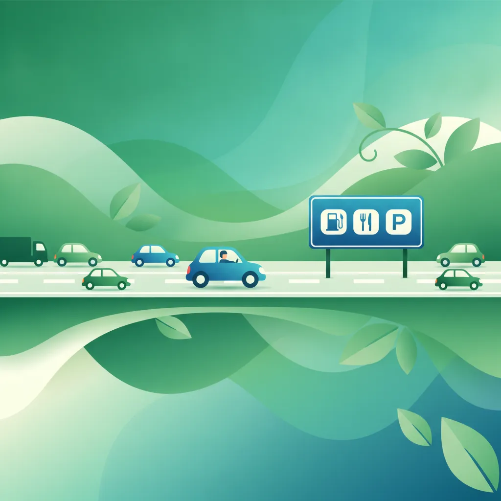Image de la leçon Conduite sur autoroute : règles, voies et aires de service