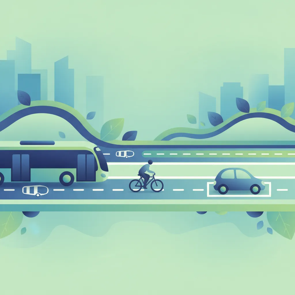 Image de la leçon Marquages spéciaux : couloirs de bus, pistes cyclables et zones de stationnement