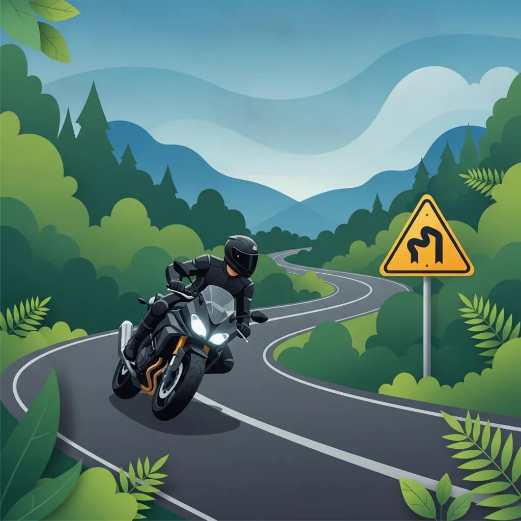 Image de la leçon Panneaux de signalisation de danger et leurs implications pour les deux-roues