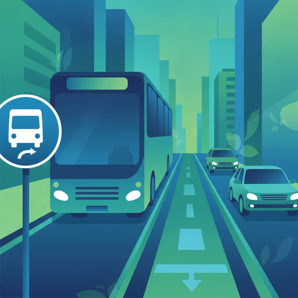 Obraz lekcji Przepisy drogowe i ograniczenia dotyczące autobusów