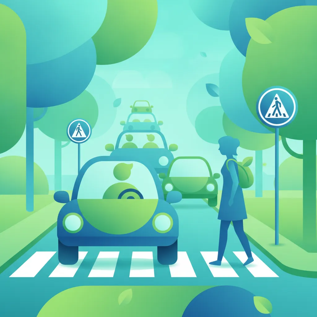Imagen de la lección Desafíos del tráfico urbano y pasos de peatones