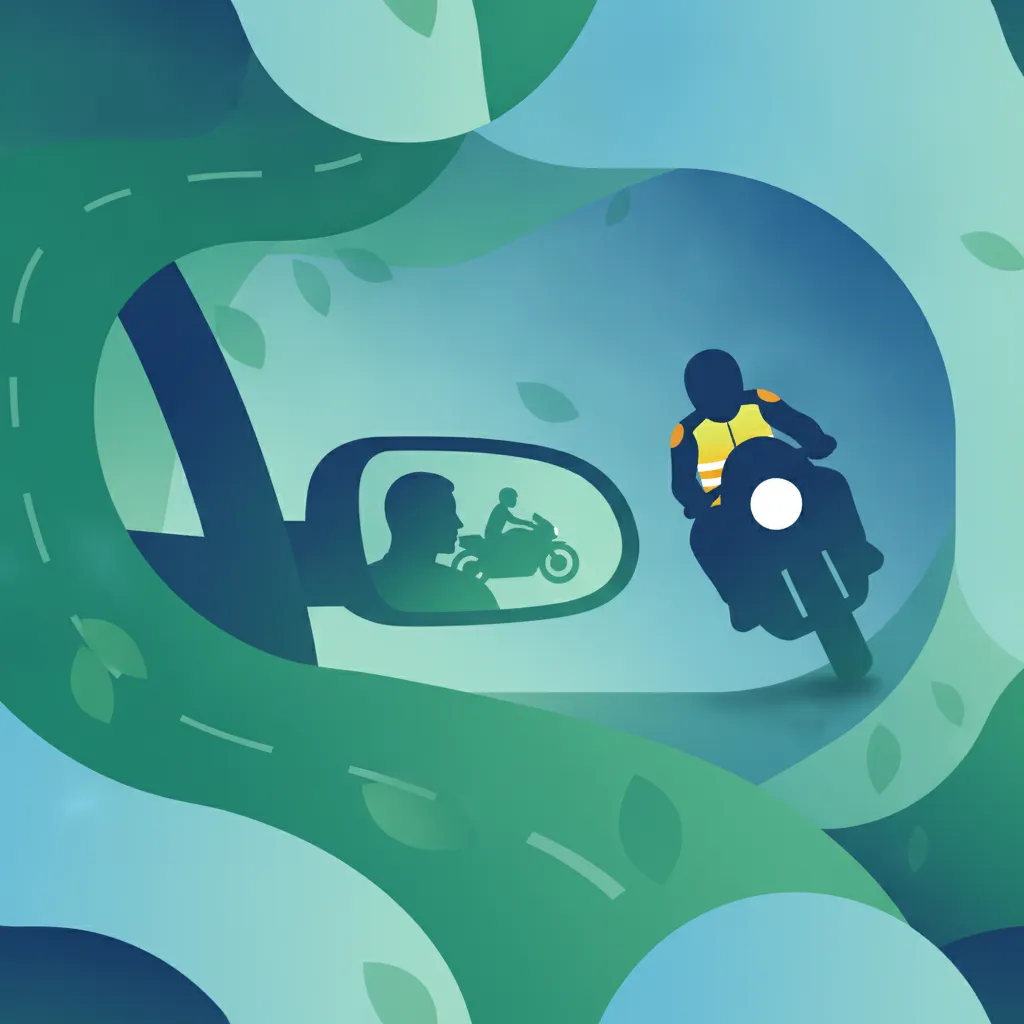 Obraz lekcji Zagrożenia dla motocyklistów i kierujących skuterami