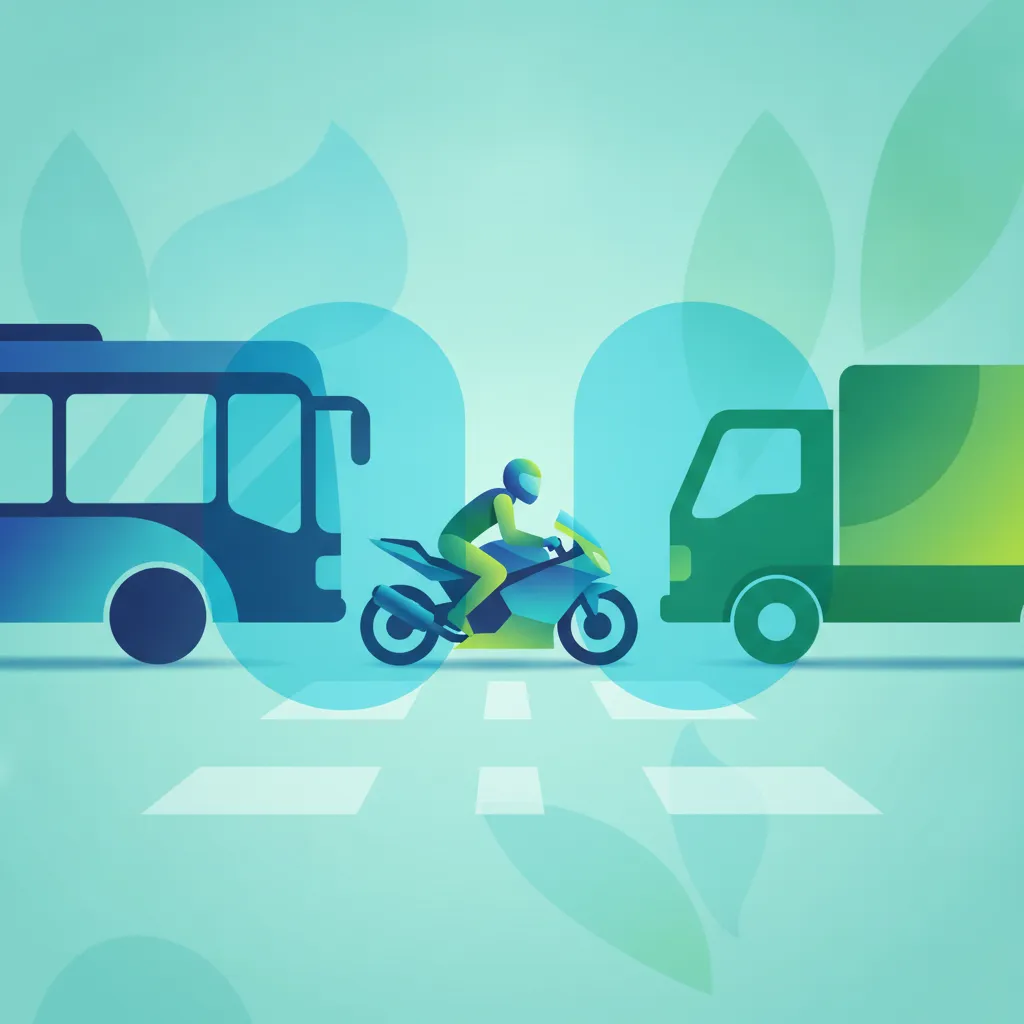 Obraz lekcji Zrozumieć podatność motocyklistów na zagrożenia