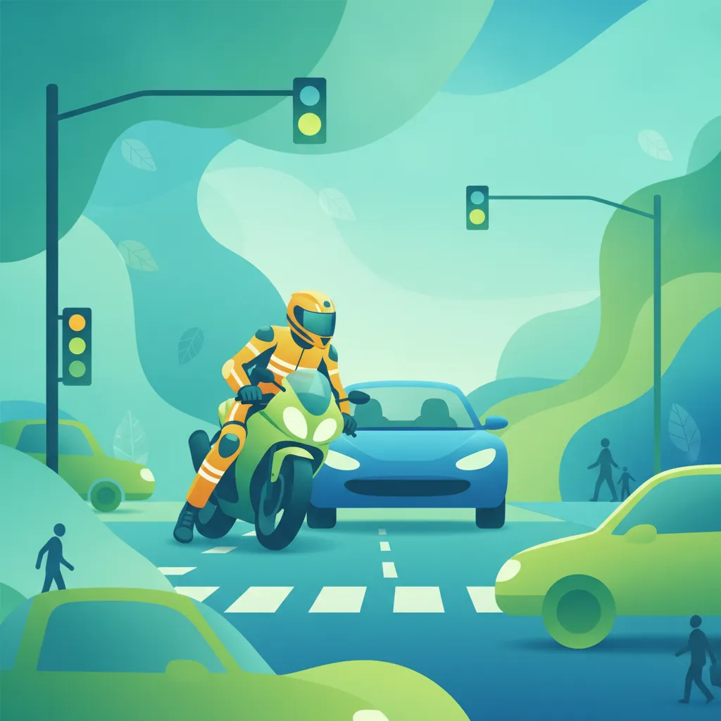 Obraz przeglądu lekcji Postawa motocyklisty i bezpieczne zachowanie