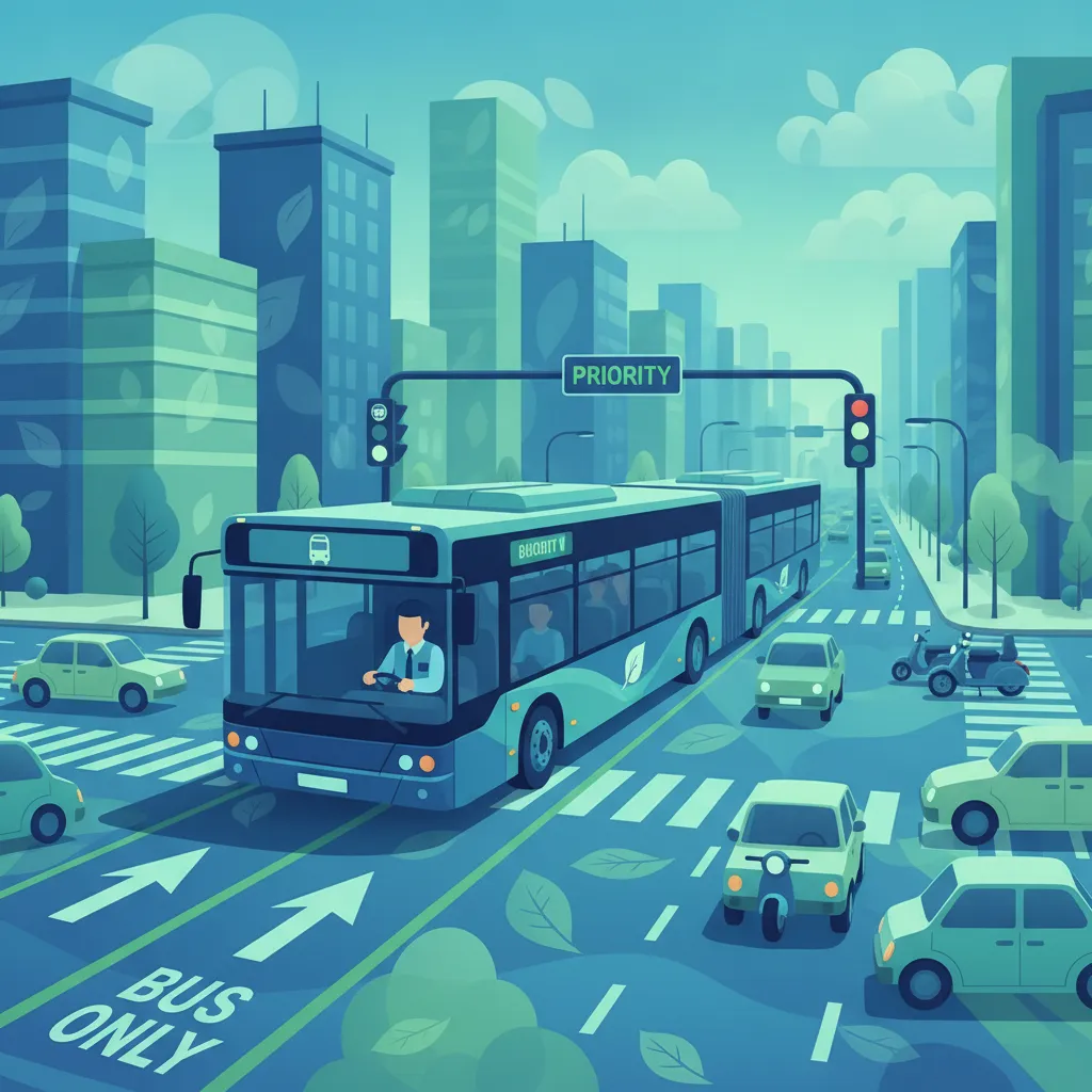 Obraz lekcji Zarządzanie ruchem miejskim w przypadku autobusów i autokarów