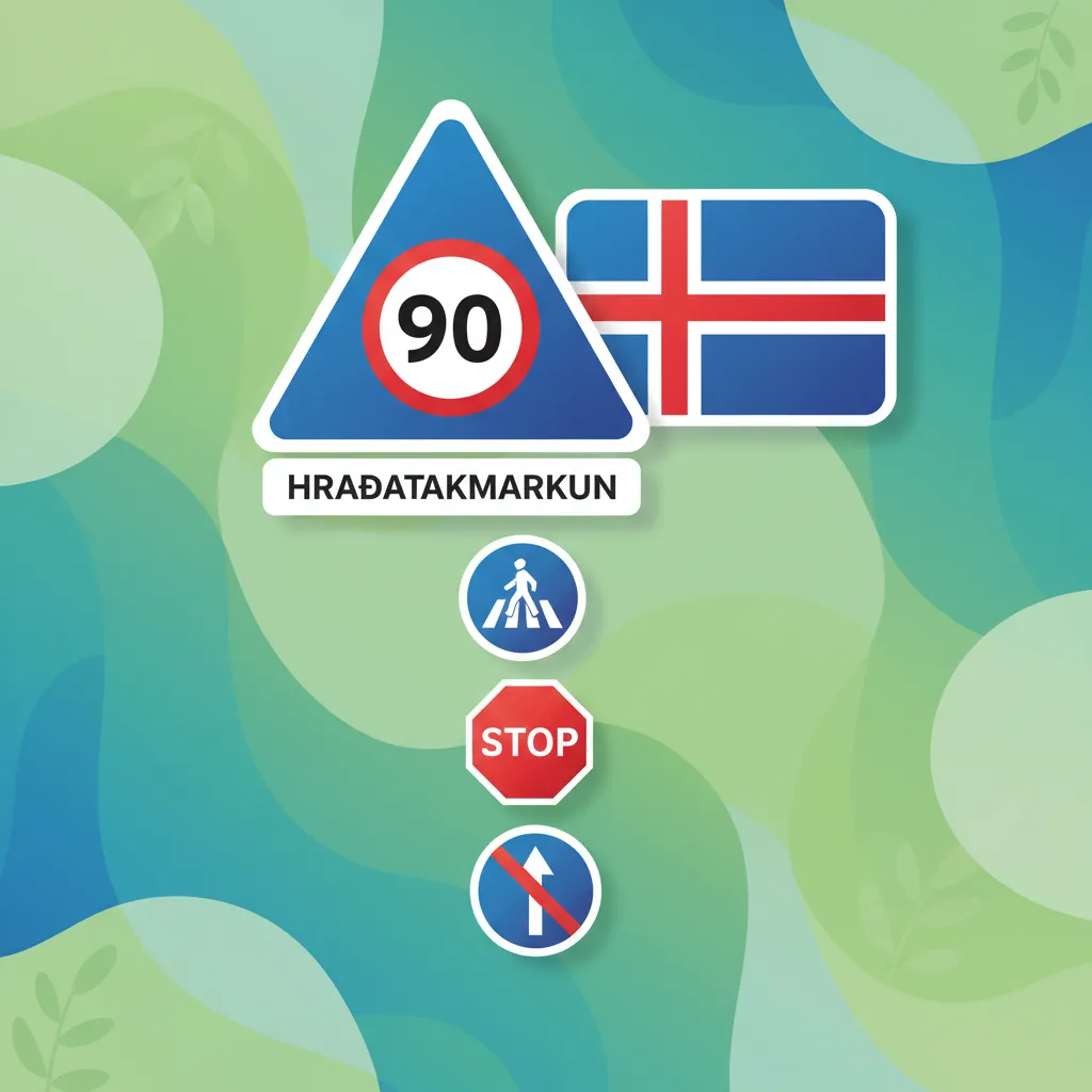 Verständnis der Hierarchie von Verkehrsgesetzen in Island Unterrichtsbild