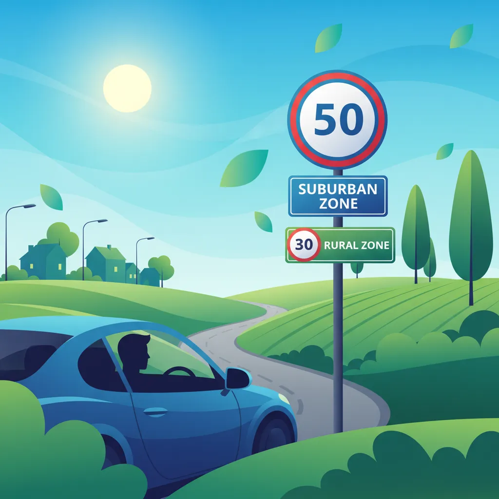 Speed Limits by Road Type and Conditions lesson overview image