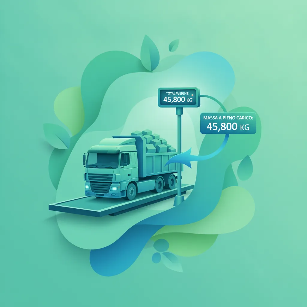 Theoretische Prüfung Italienische LKW-Lizenz (C): Gesamtmasse und zulässige Gesamtmasse