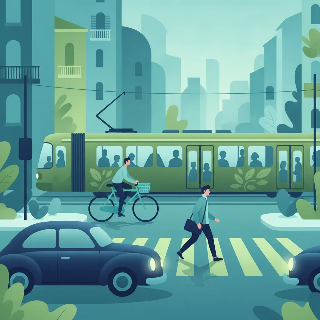 Vorfahrtsregeln für verschiedene Verkehrsteilnehmer Lektionsübersichtsbild