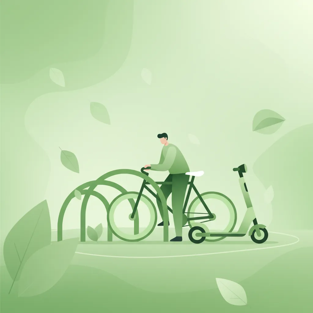 Parken, Sichern und Benutzen von Seiten- und Hauptständern Unterrichtsbild