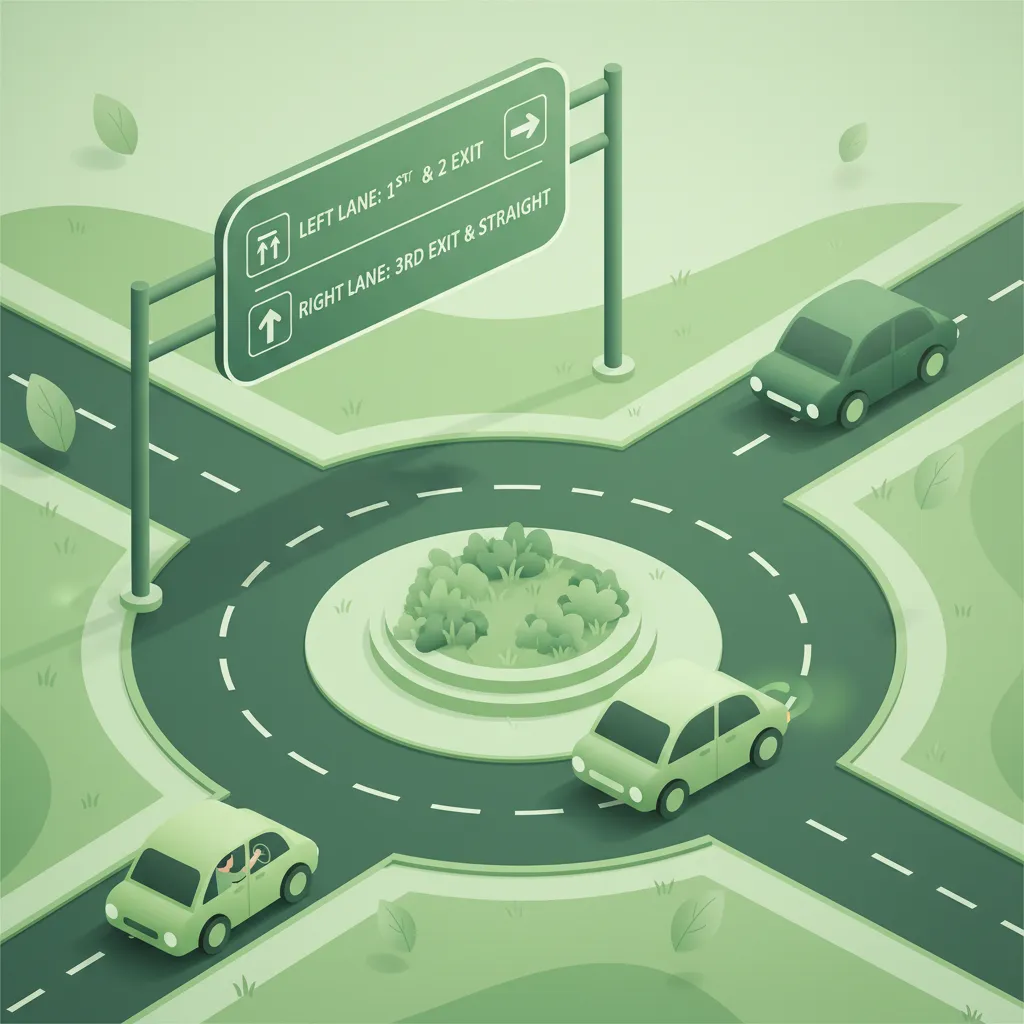 Kreisverkehre und Verkehrskreisel Unterrichtsbild