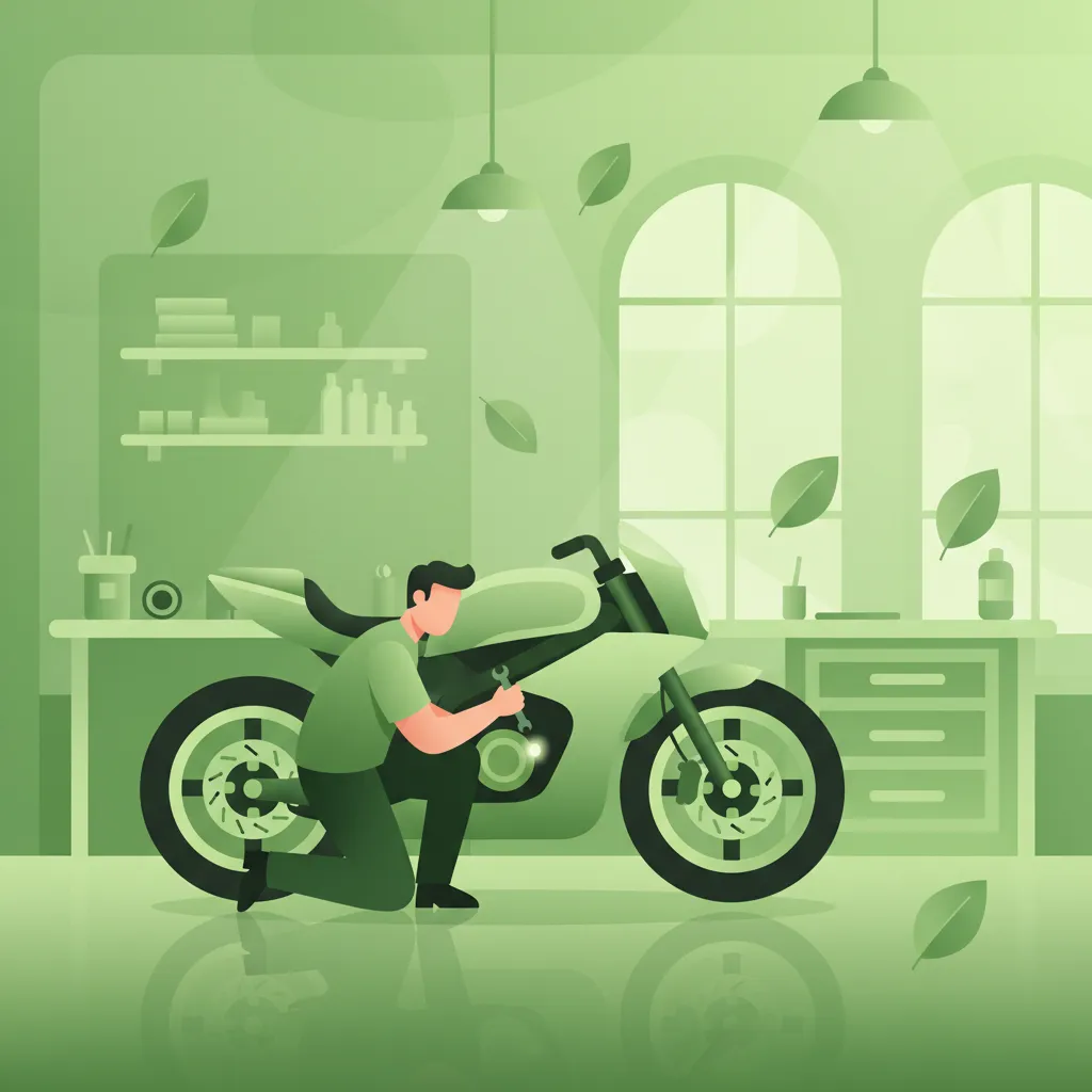 Pflicht zur technischen Hauptuntersuchung (HU) für Motorräder Unterrichtsbild
