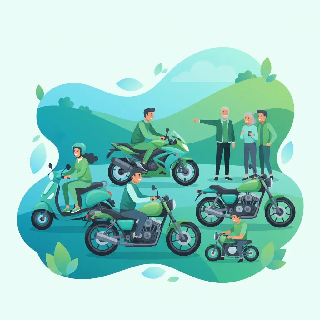 Definitionen und Klassifizierungen von Motorrädern (Kategorie A) Lektionsübersichtsbild