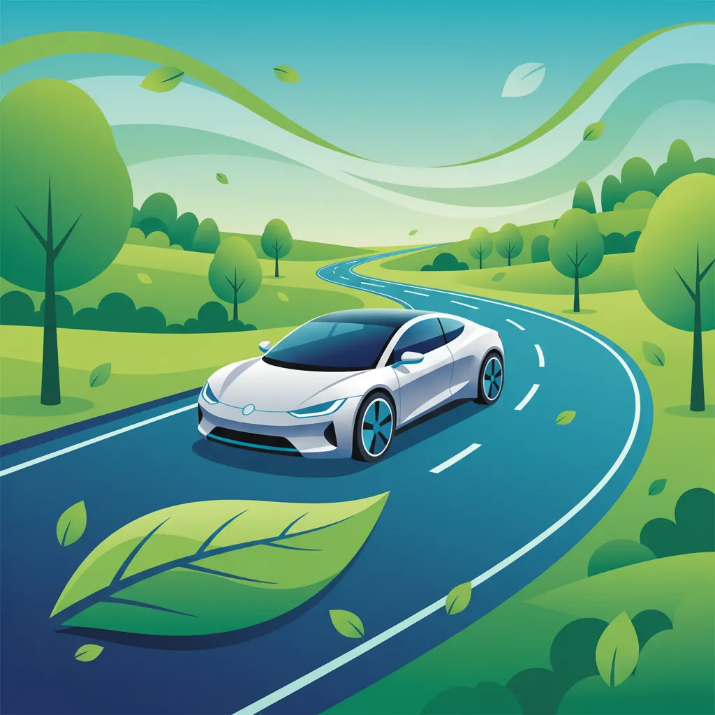 Umweltfreundliches Fahren und Kraftstoffsparende Strategien Unterrichtsbild