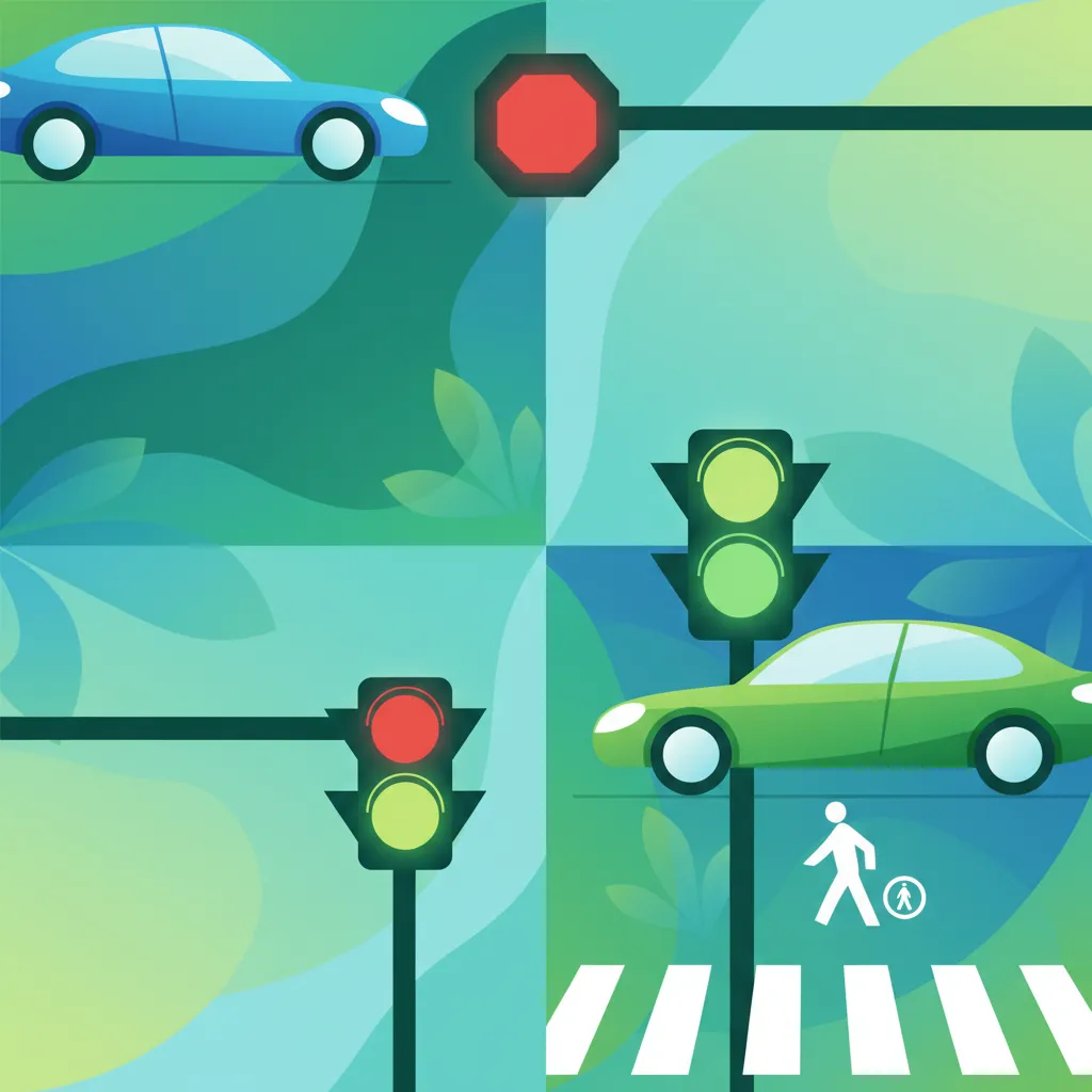 Ampeln und Signalphasen Unterrichtsbild