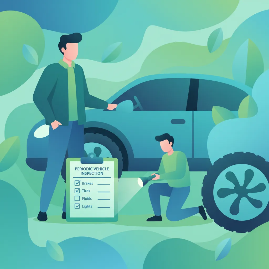 Schwedische Führerscheintheorie B: Periodische Fahrzeuginspektion (Besiktning)