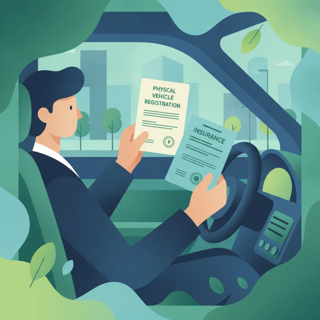Understanding Passenger Vehicle Registration and Documentation driving theory lesson