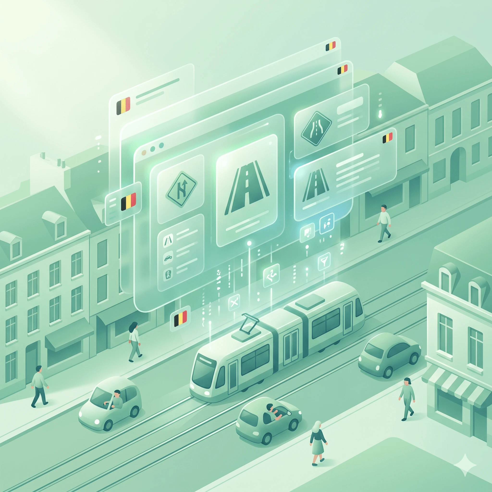 Umfassendes Glossar der belgischen Verkehrsvorschriften, Schilder und Begriffe für die Führerscheinprüfung