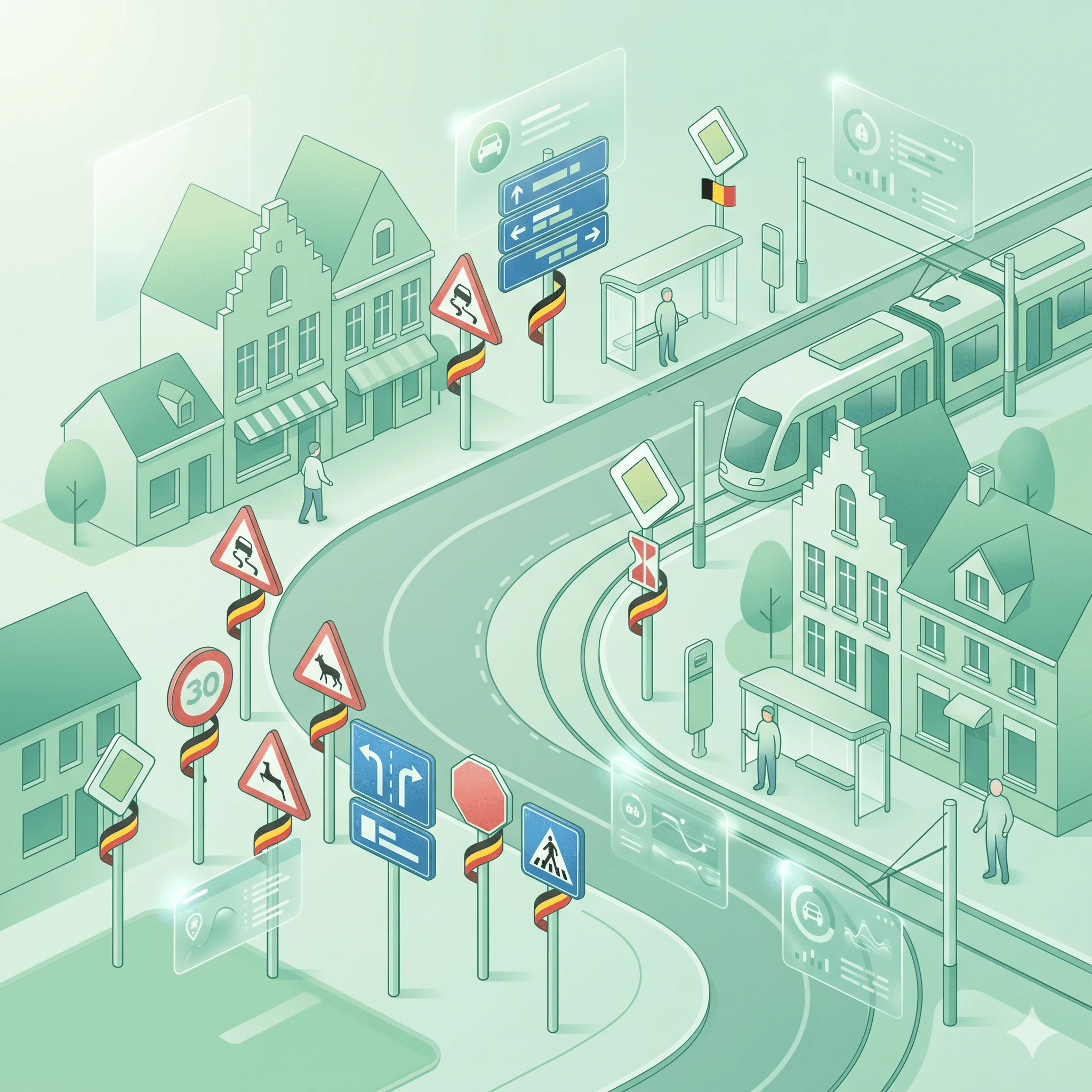 Umfassender Leitfaden zu belgischen Verkehrszeichen und Verkehrssignalen für Ihre theoretische Fahrprüfung