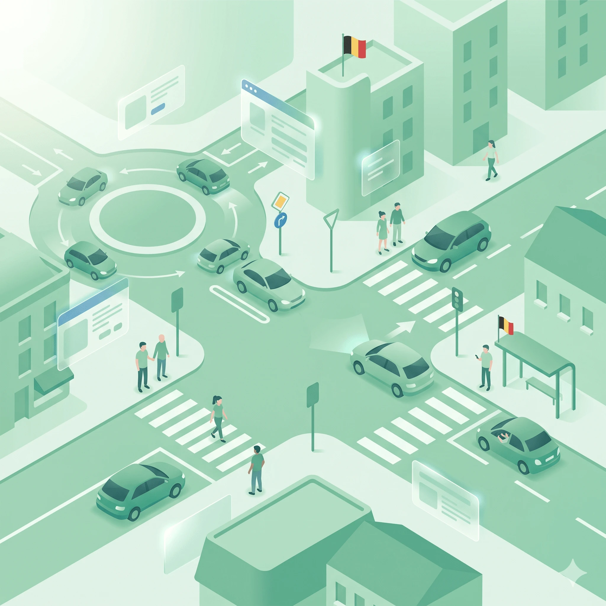 Belgische Verkehrstheorie verstehen: Kernthemen, Verkehrsregeln und Prüfungsstoff