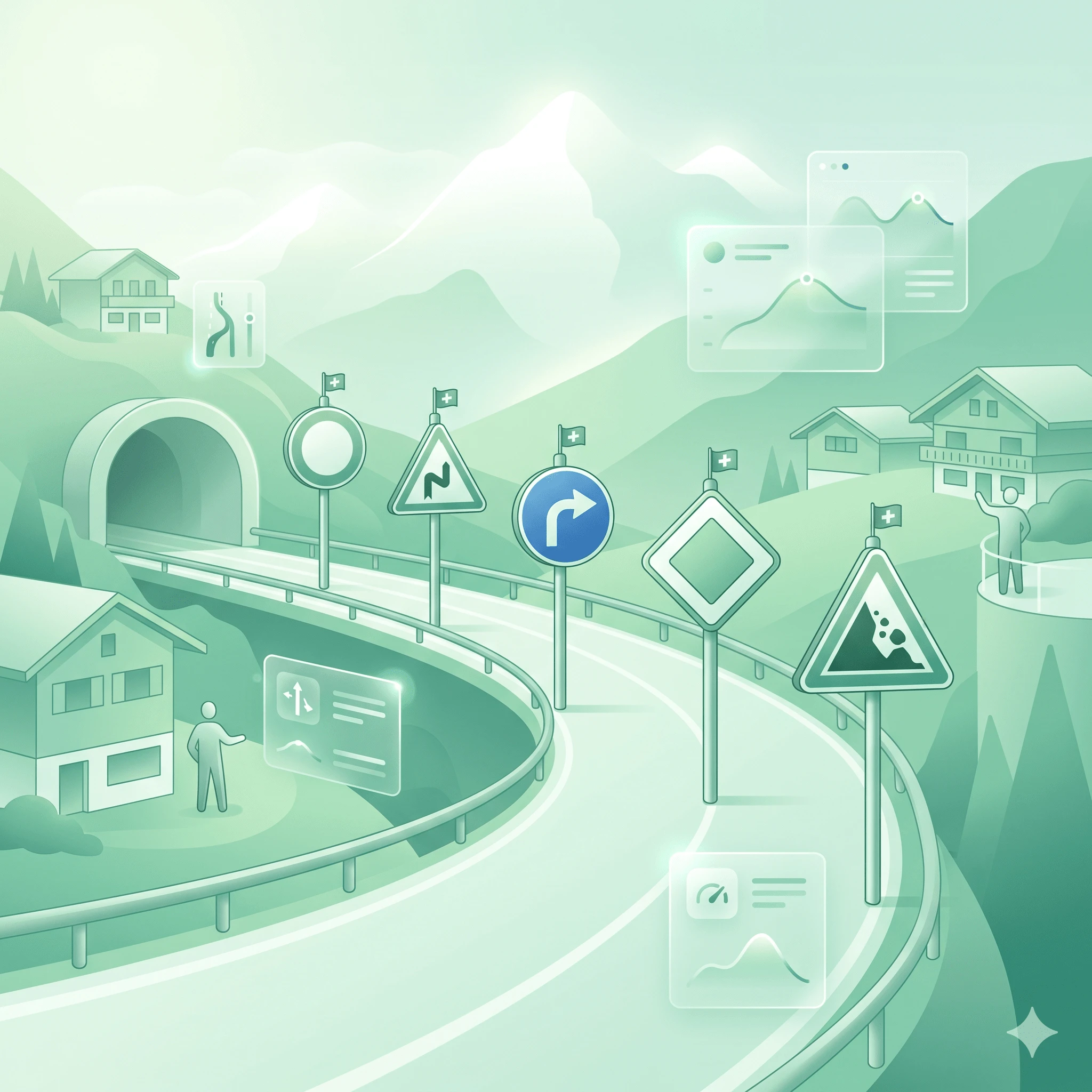 Der komplette Leitfaden zu Schweizer Verkehrszeichen und Signalen für Ihre Theorieprüfung