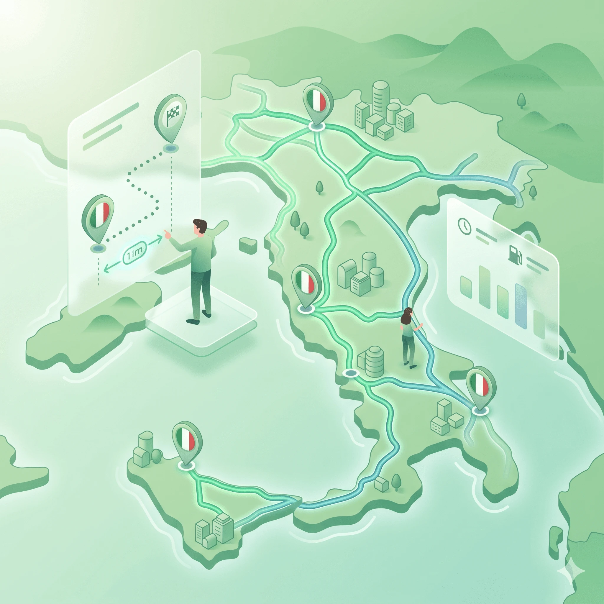 Meistern Sie entscheidende Fahrtheorie-Berechnungen: Bremsweg, Reaktionsweg und Sicherheitsabstand für italienische Straßen
