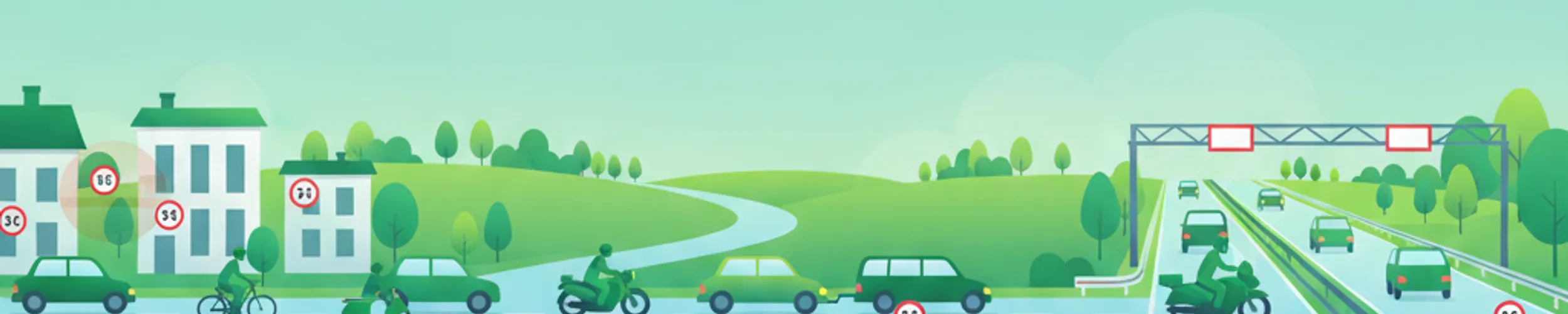 Límites de Velocidad Predeterminados en Austria para Todos los Vehículos