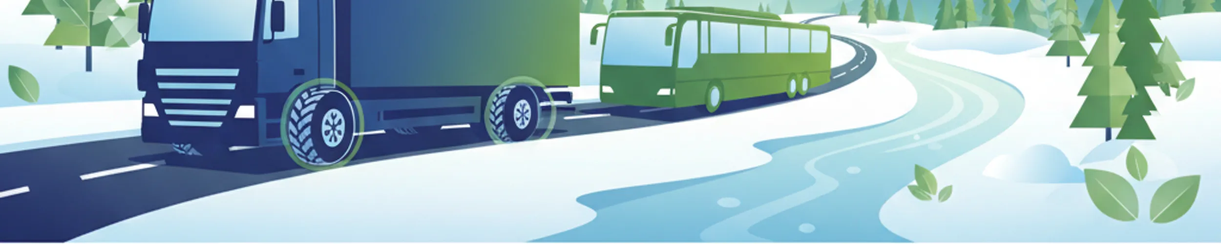 Normativa austriaca sobre neumáticos de invierno para camiones y autobuses