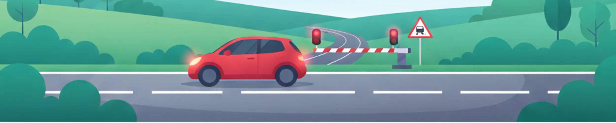 Safe Conduct at Austrian Railway Level Crossings