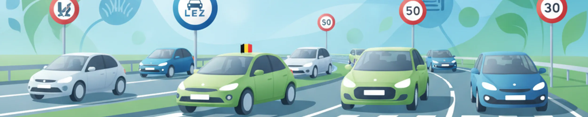 Belgijskie przepisy drogowe dla pojazdów zarejestrowanych za granicą