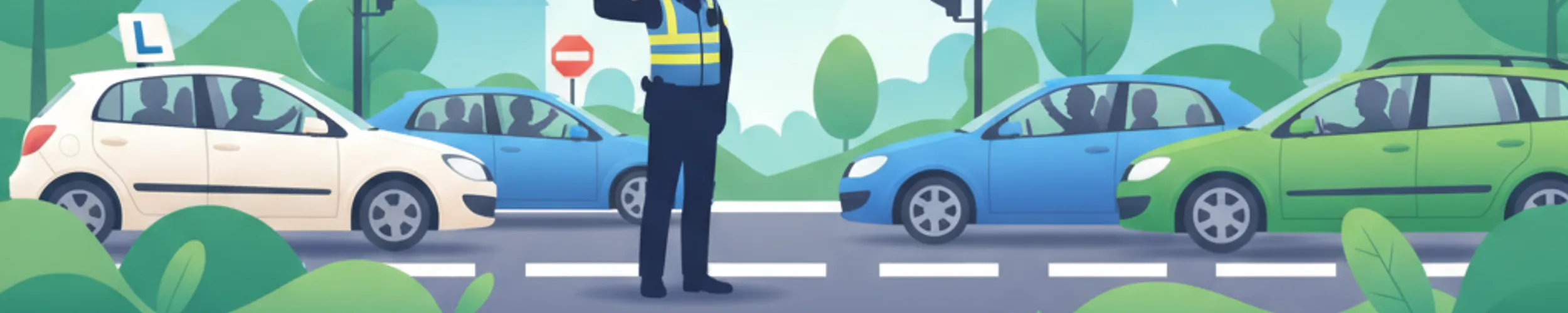 Verkehrspolizei-Handzeichen in Belgien verstehen