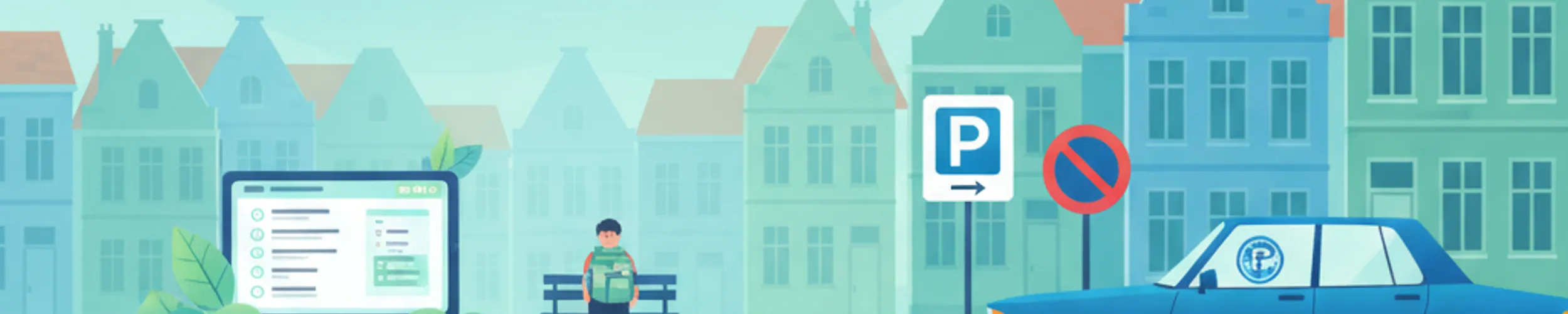 Belgische Parkregeln: Blaue Zonen und Verbote