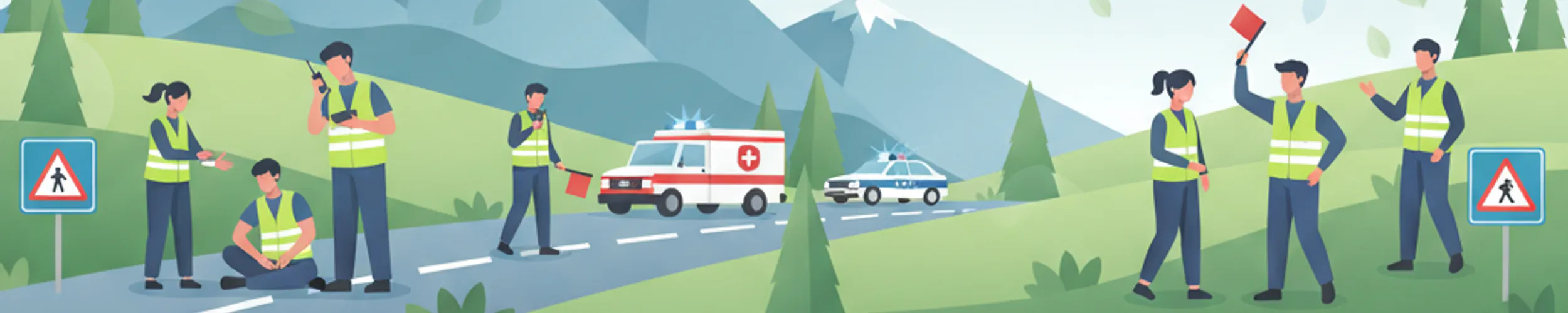 Erste Hilfe und Unfallmanagement im Schweizer Verkehr
