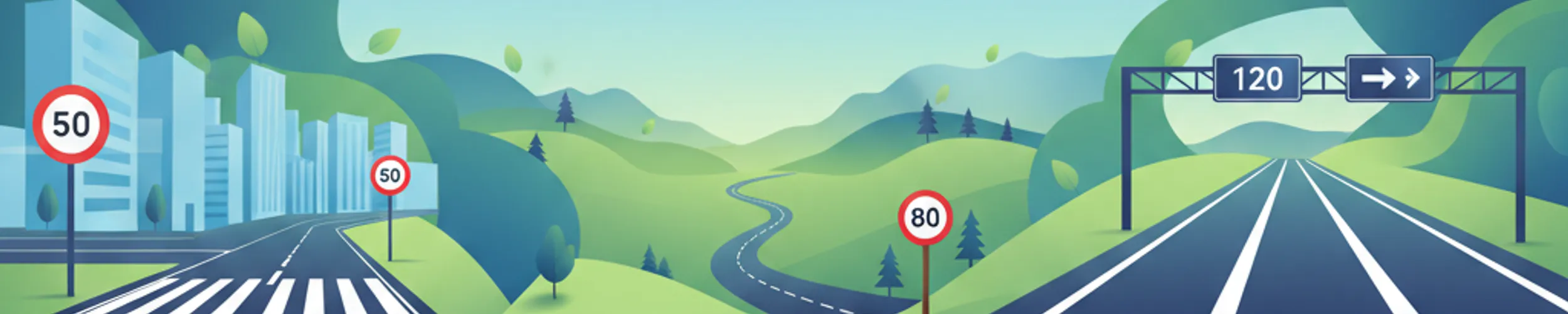 Comprendre les limitations de vitesse par défaut en Suisse