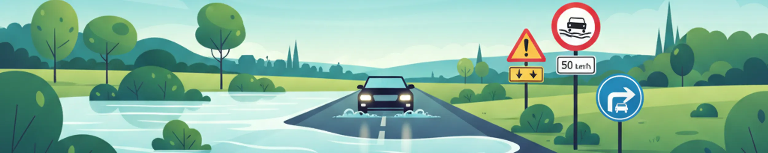 Fahren durch Hochwasser: Gefahren und Regeln in Deutschland