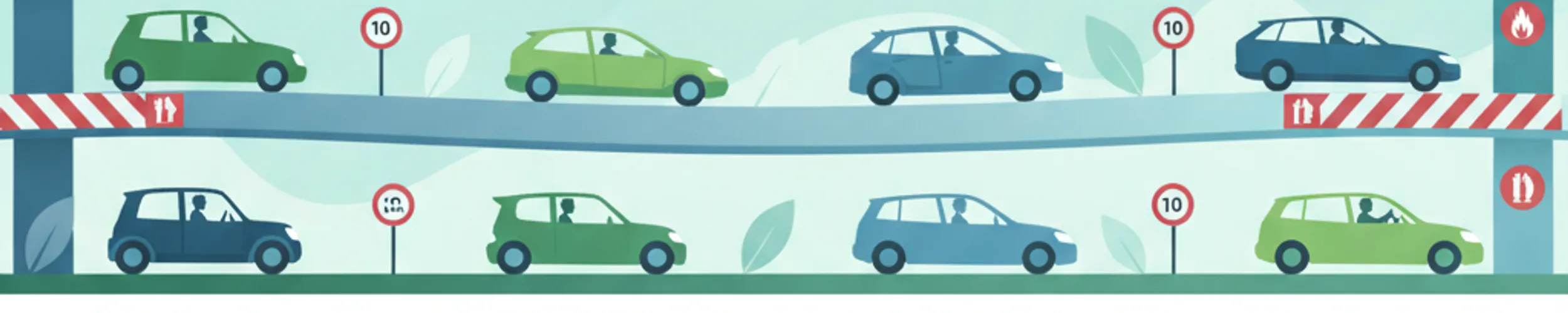 Parken in Parkhäusern und Tiefgaragen in Deutschland