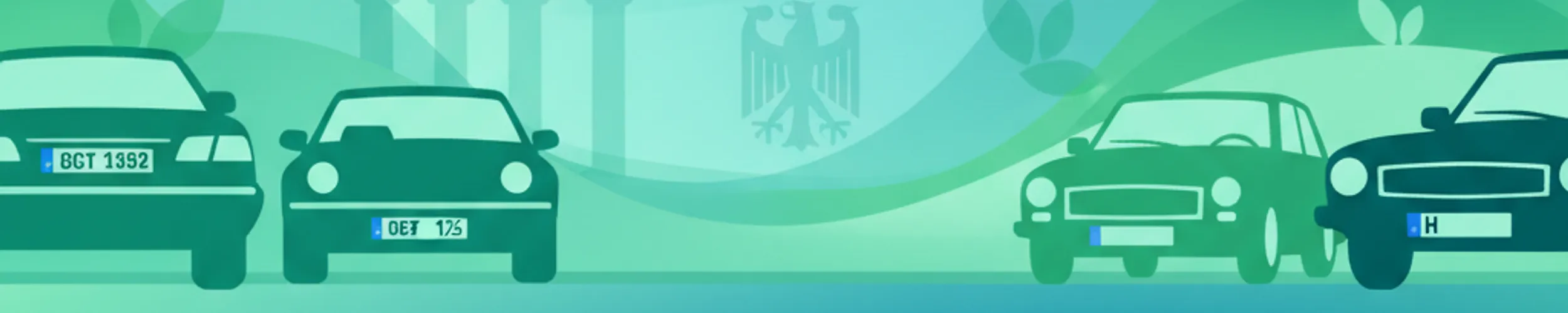 Deutsche Fahrzeugzulassung und Nummernschilder