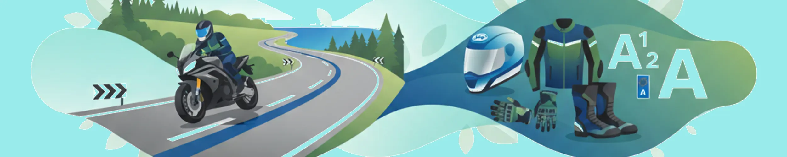 Catégories de permis moto A1, A2 et A au Danemark