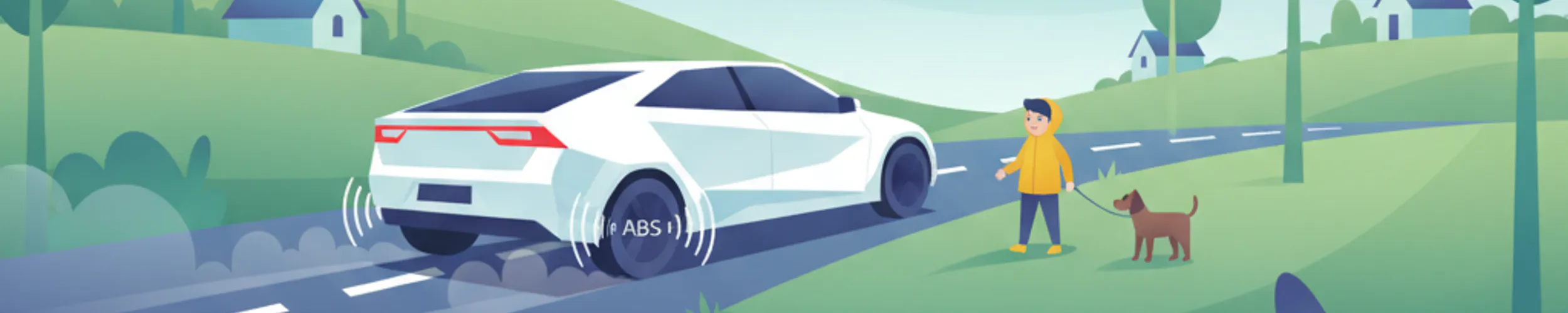 Emergency Braking and Hazard Avoidance for Danish Driving Theory