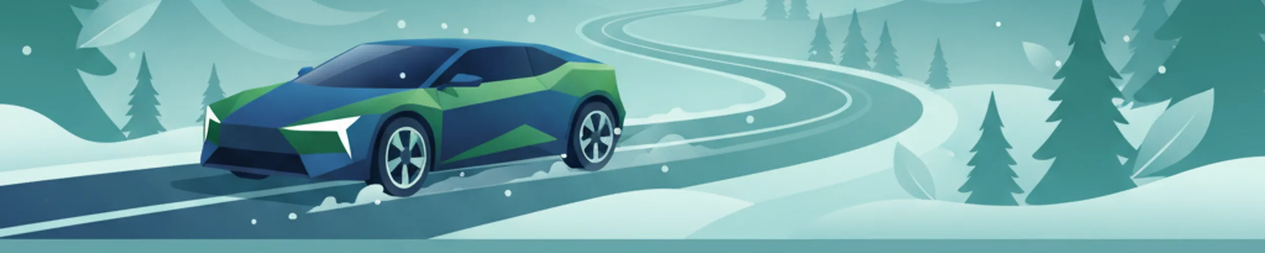 Dänische Fahrprüfung: Winterszenarien und widrige Wetterbedingungen