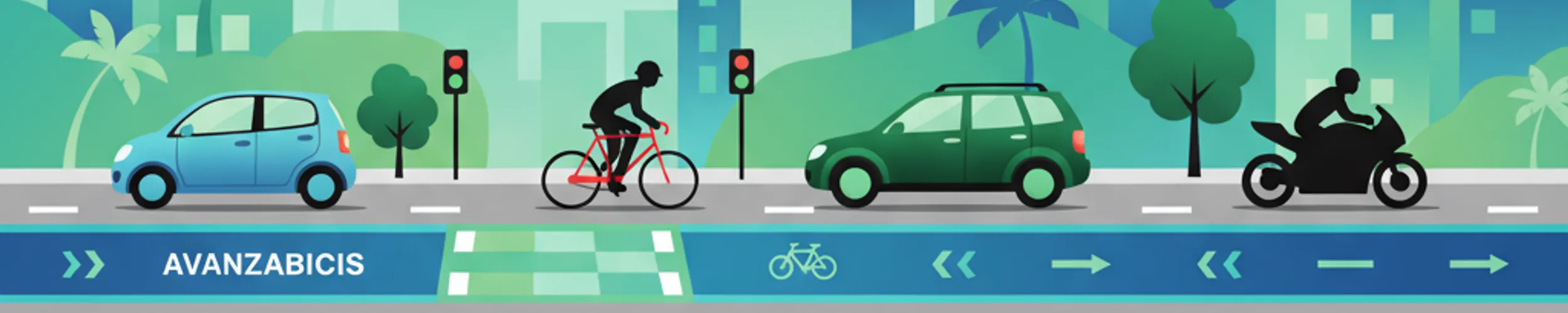 Marquages Urbains Spéciaux : Avanzabicis, Pistes Cyclables & Sas Vélo en Espagne