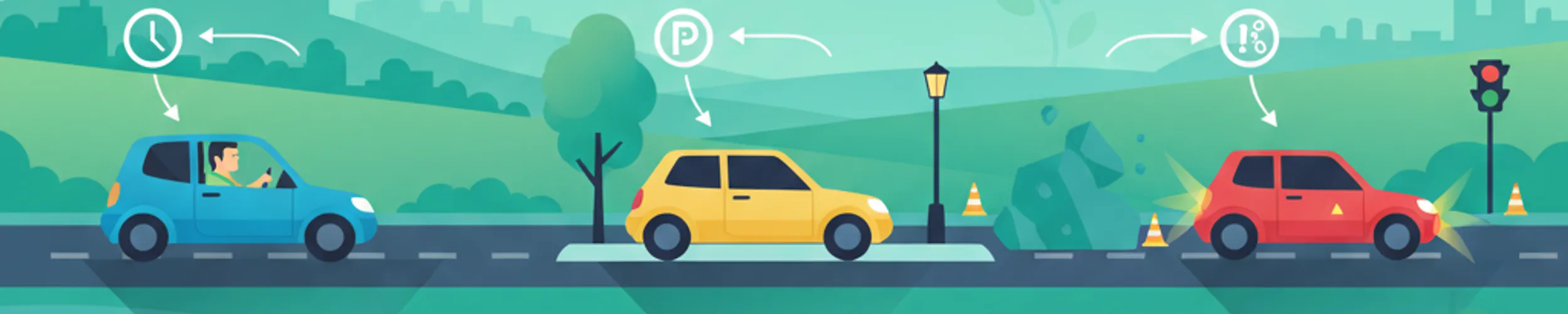 Arrêt, Stationnement et Immobilisation : Définitions Essentielles du Code de la Route Espagnol