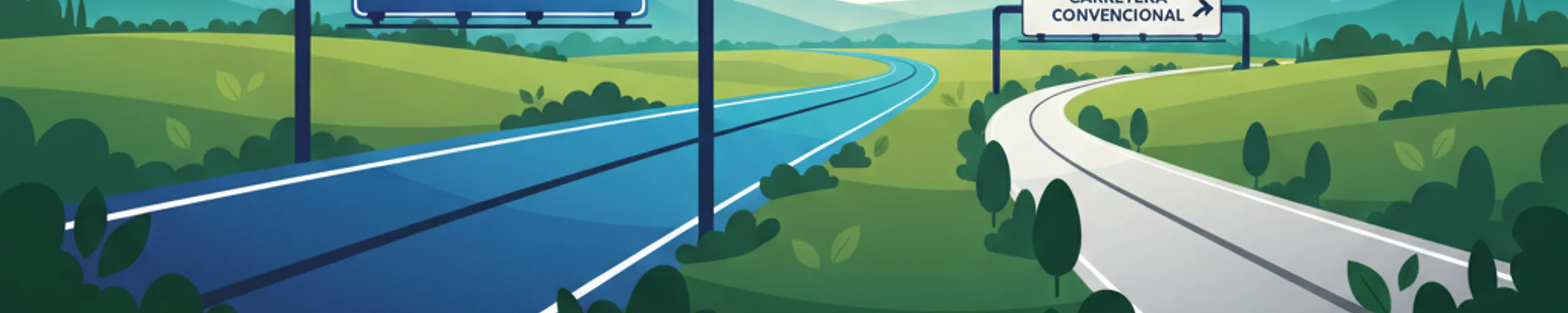 Identifier les autoroutes, voies rapides et routes conventionnelles espagnoles