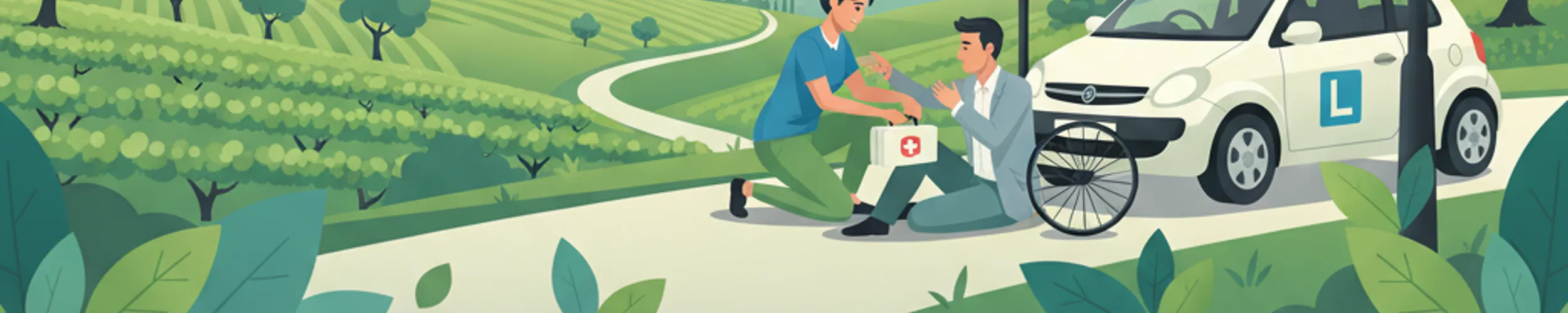 Premiers secours en cas d'accident de la route : la phase Secours en Espagne